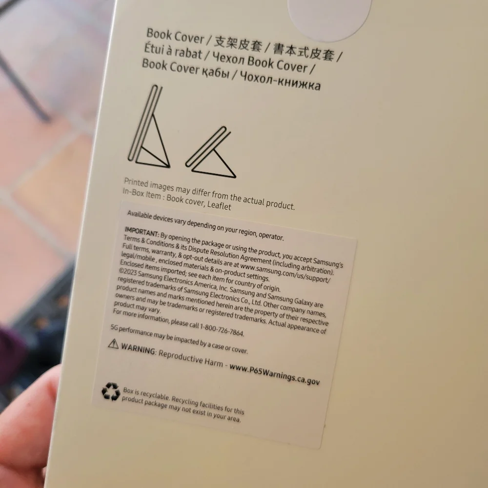 Samsung Book Cover